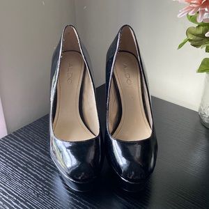 Black Aldo heels